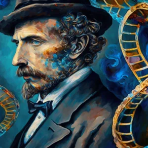 IA-genereret illustration af genetik