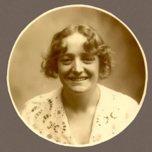 Portræt af Nanna Aakjær